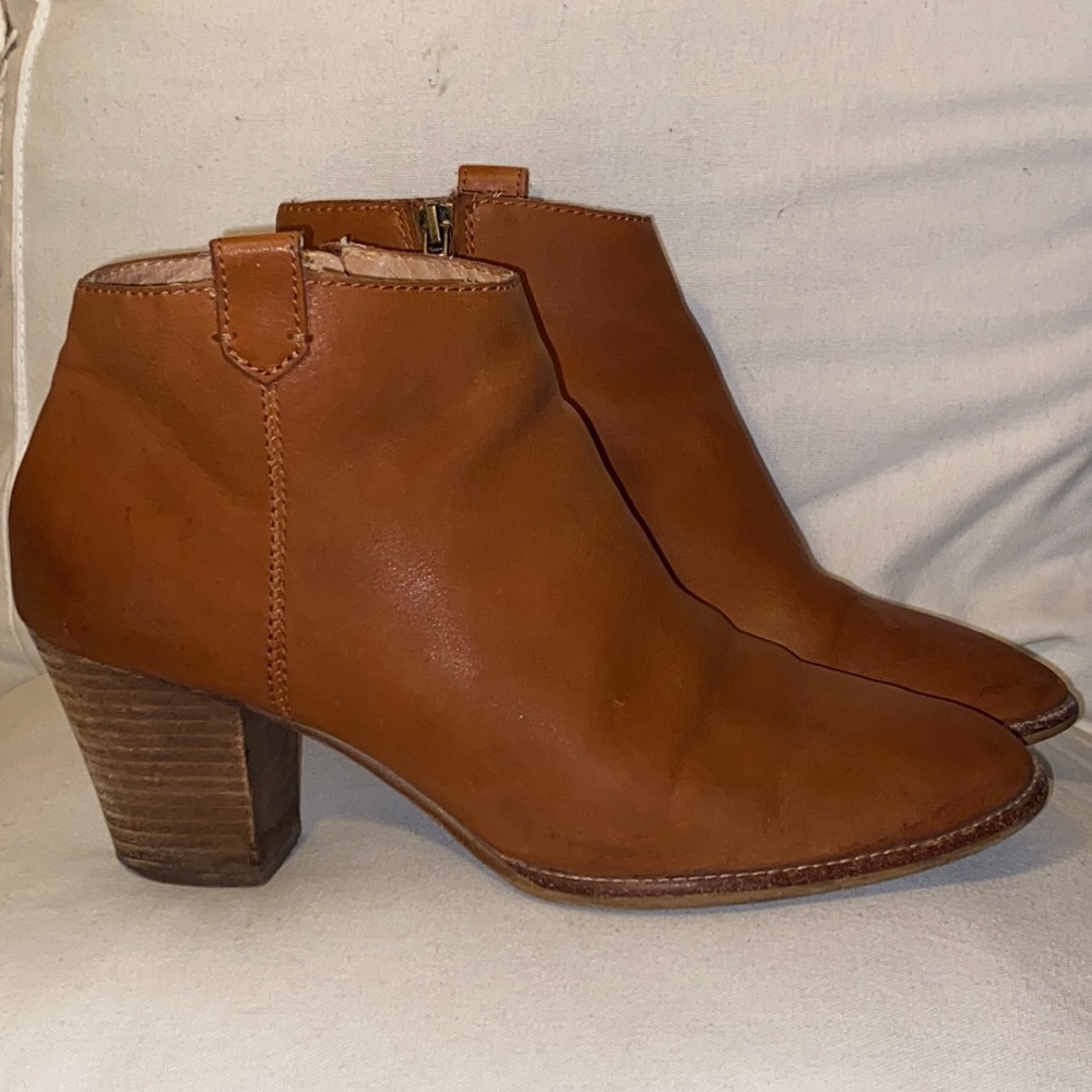 Madewell Leather Booties - Size 9.5